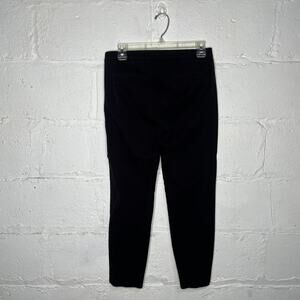 J. Crew Women's Dark Brown Martie Cropped Pants in Bi-stretch Cotton Size 4
